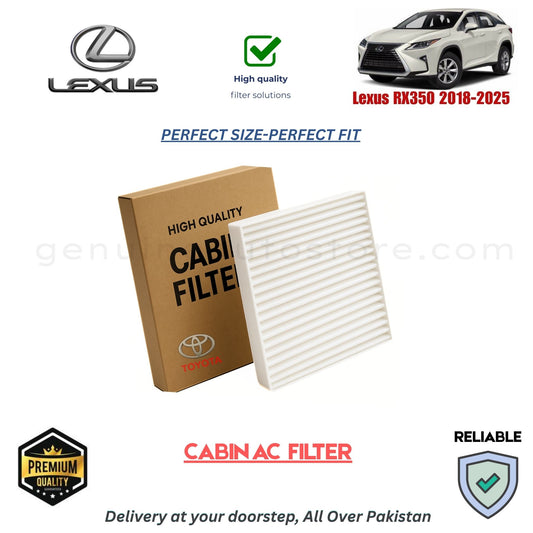 Lexus RX350 2018-2025 CABIN AC FILTER in Pakistan. 100% Genuine, Reliable, Best Price, Cash on Delivery Available 