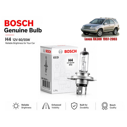 Lexus Rx300 1997-2003 Headlight Bulb Bosch in Pakistan