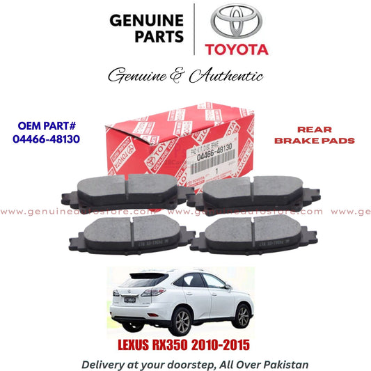 Lexus Rx350 2010-2015 Genuine Rear Brake Pads 04466-48130 Pakistan