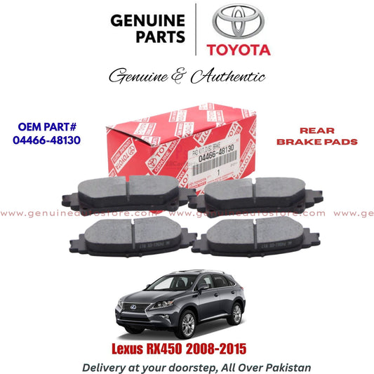 Lexus Rx450 2008-2015 Genuine Rear Brake Pads 04466-48130 Pakistan