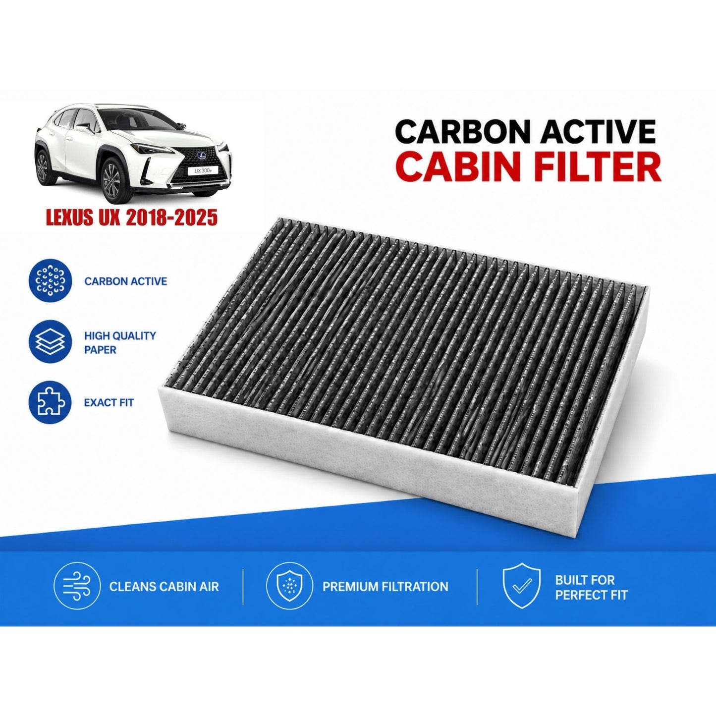 Lexus UX 2018-2025 Cabin Filter Carbon Active