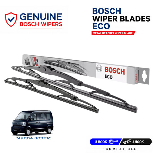 Bosch Genuine metal front wiper set for Mazda Scrum, pair of two
