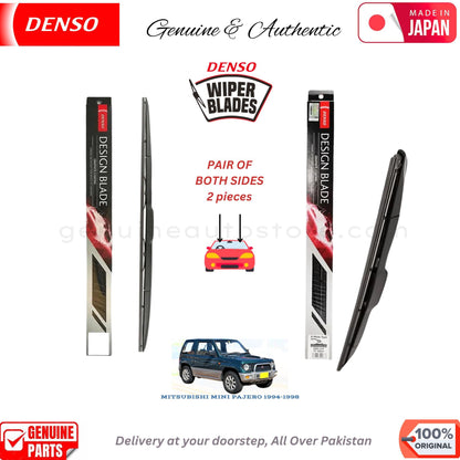 MISTUBISHI MINI PAJERO 1994-1998 DENSO JAPAN WIPER BLADE SET in Pakistan. 100% Genuine, Original, Best Price, Cash on Delivery Available  