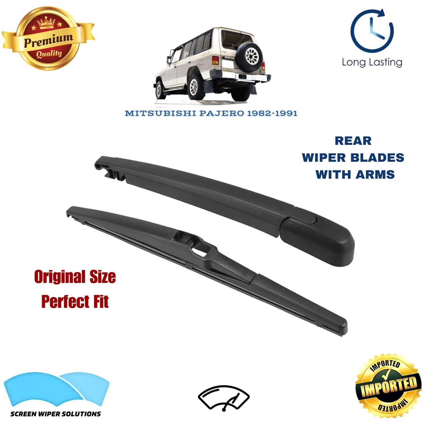 MISTUBISHI PAJERO 1982-1991 Rear Wiper Blade with Arm in Pakistan