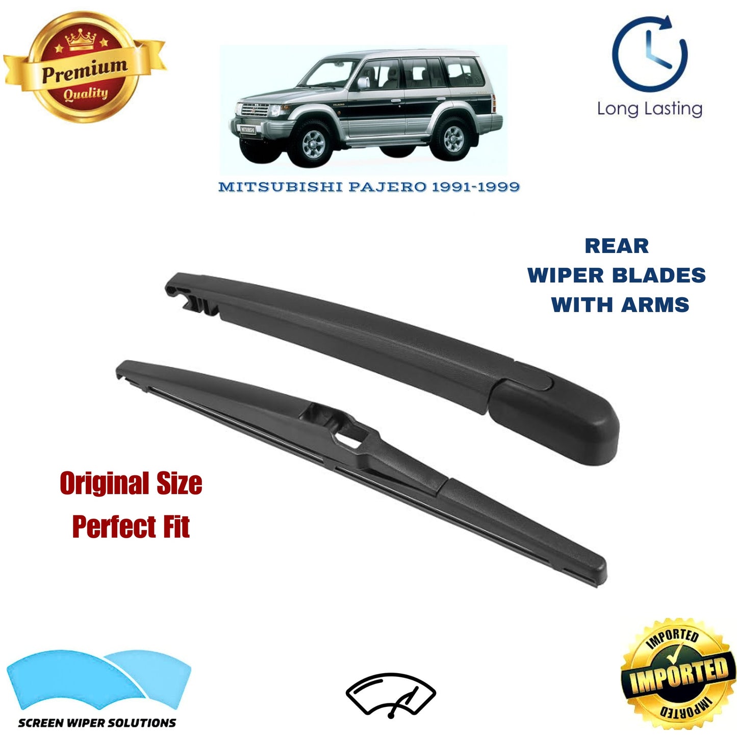 MISTUBISHI PAJERO 1991-1999 Rear Wiper Blade with Arm in Pakistan