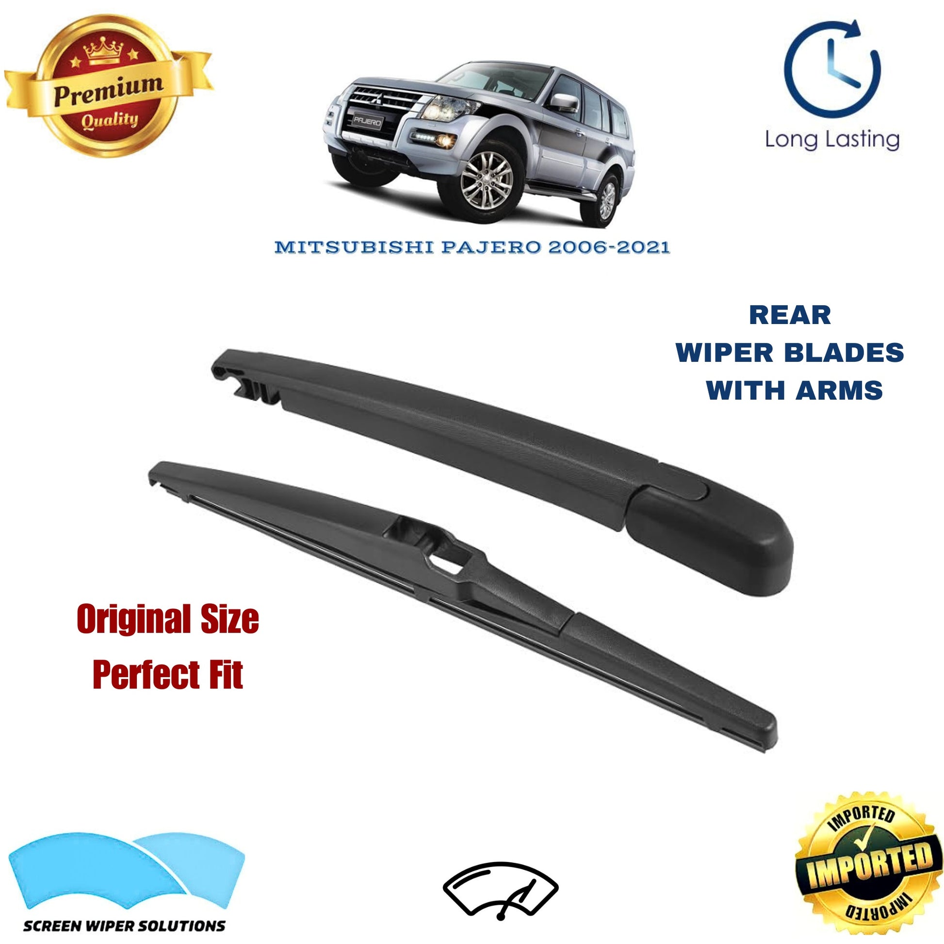 MISTUBISHI PAJERO 2006-2021 Rear Wiper Blade with Arm in Pakistan