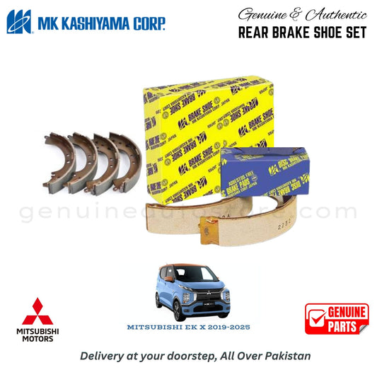 MITSUBISHI EK X 2019-2025 MK JAPAN REAR BRAKE SHOE SET in Pakistan. 100% Genuine, Reliable, Best Price, Cash on Delivery Available