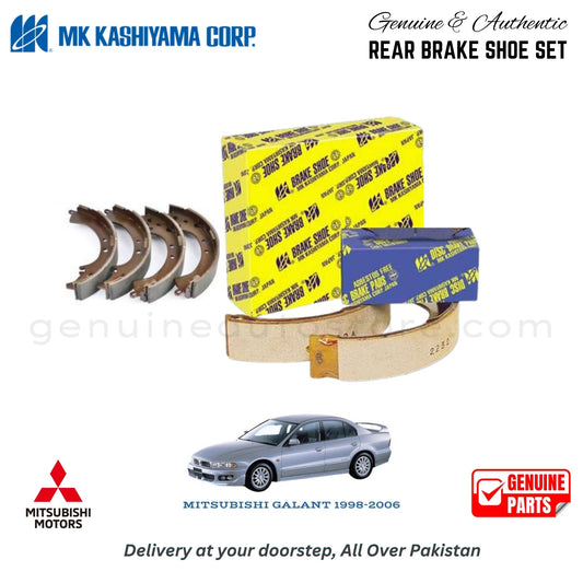 MITSUBISHI GALANT 1998-2006 MK JAPAN REAR BRAKE SHOE SET in Pakistan. 100% Genuine, Reliable, Best Price, Cash on Delivery Available