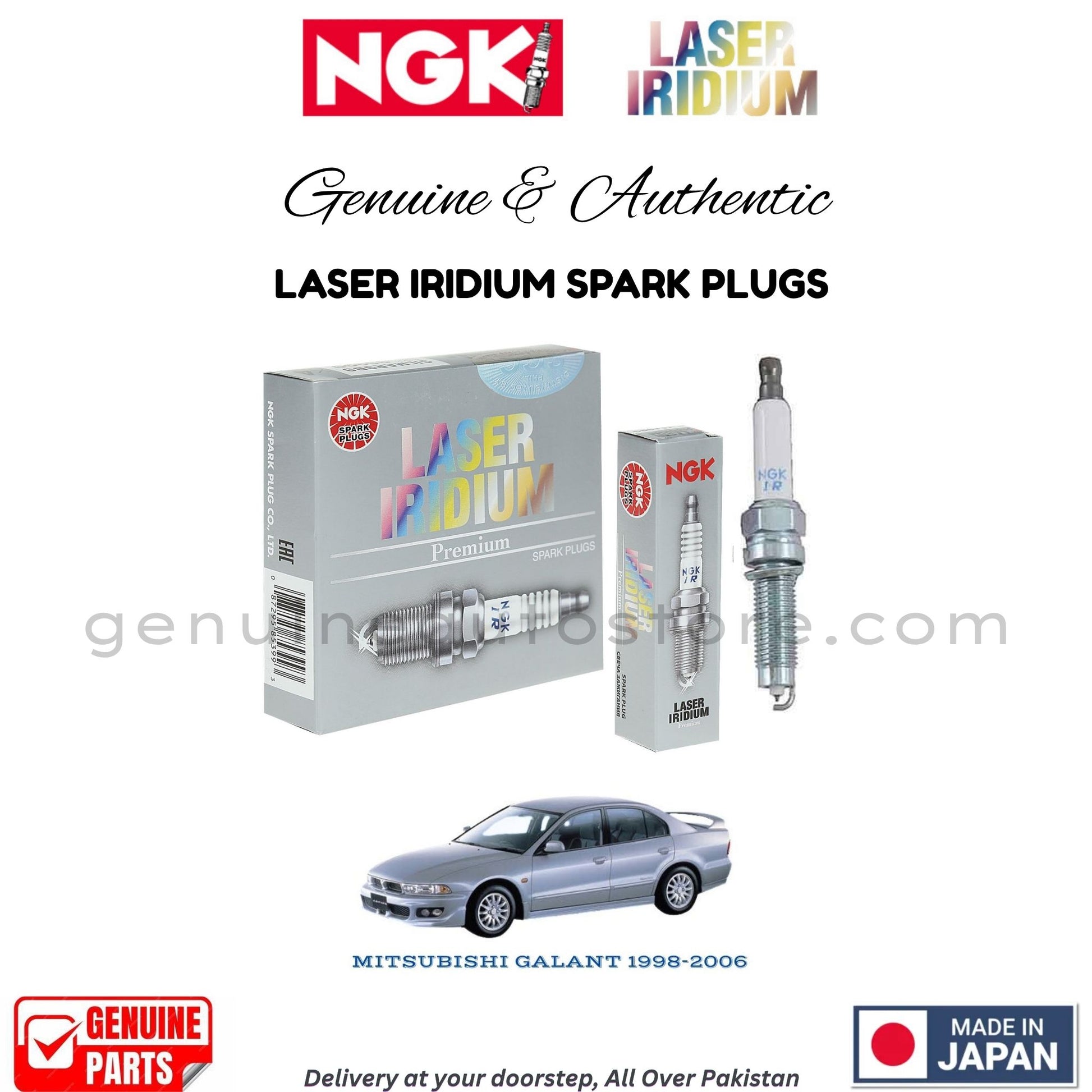 MITSUBISHI GALANT 1998-2006 NGK LASER IRIDIUM SPARK PLUGS in Pakistan. 100% Genuine, Reliable, Best Price, Cash on Delivery Available