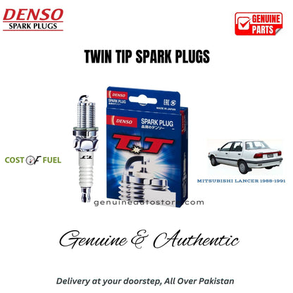 MITSUBISHI LANCER 1988-1991 DENSO Twin Tip Spark Plugs 4pcs in Pakistan – genuine replacement, better mileage and smooth performance