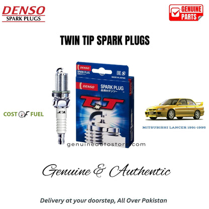 MITSUBISHI LANCER 1991-1995 DENSO Twin Tip Spark Plugs 4pcs in Pakistan – genuine replacement, better mileage and smooth performance
