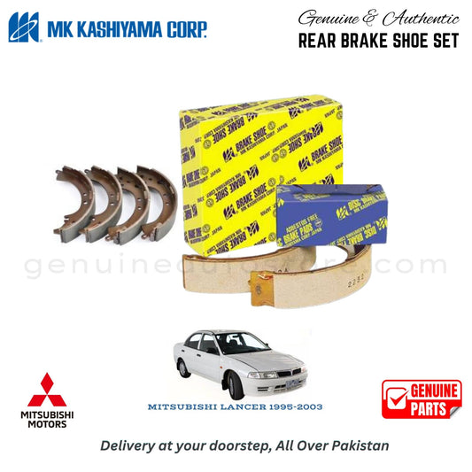 MITSUBISHI LANCER 1995-2003 MK JAPAN REAR BRAKE SHOE SET in Pakistan. 100% Genuine, Reliable, Best Price, Cash on Delivery Available