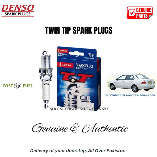 MITSUBISHI LANCER 2004-2008 DENSO Twin Tip Spark Plugs 4pcs in Pakistan – genuine replacement, better mileage and smooth performance