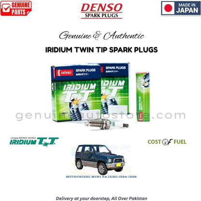MITSUBISHI MINI PAJERO 1994-1998 DENSO IRIDIUM TWIN TIP SPARK PLUG in Pakistan, 100% Genuine, Reliable, Best Price, Cash on Delivery Available   
