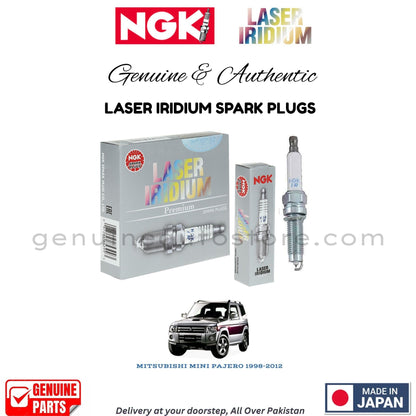 MITSUBISHI MINI PAJERO 1998-2012 NGK LASER IRIDIUM SPARK PLUGS in Pakistan. 100% Genuine, Reliable, Best Price, Cash on Delivery Available