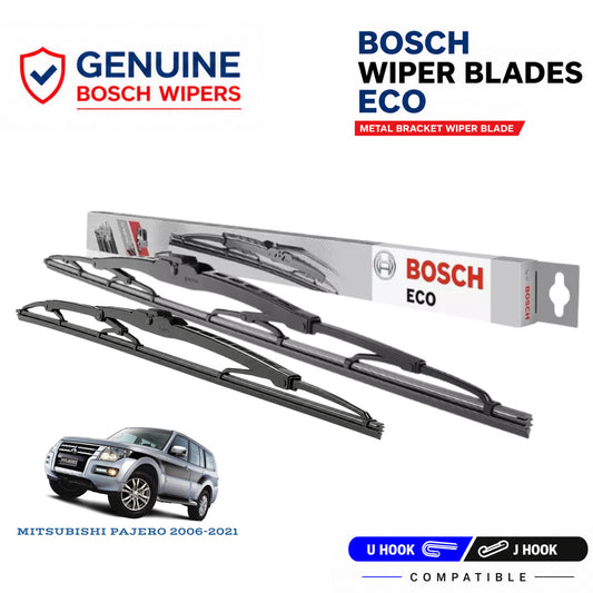 Bosch Genuine metal front wiper set for Mitsubishi Pajero 2006-2021, pair of two