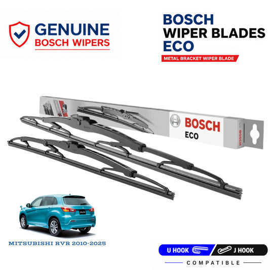 Bosch Genuine metal front wiper set for Mitsubishi RVR 2010-2025, pair of two