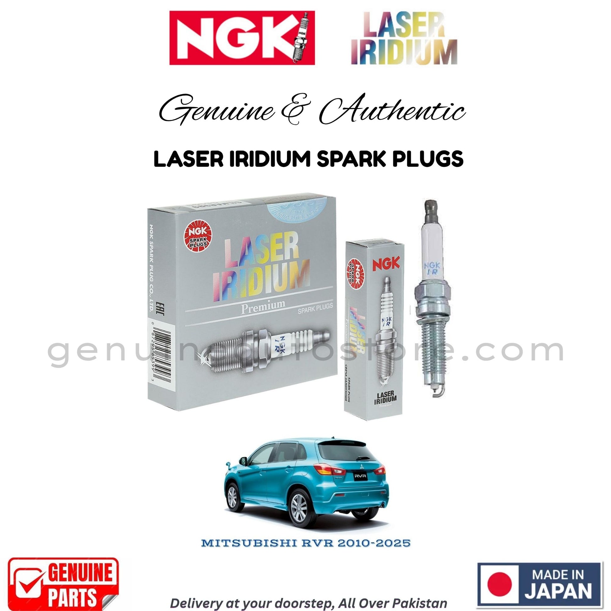 MITSUBISHI RVR 2010-2025 NGK LASER IRIDIUM SPARK PLUGS in Pakistan. 100% Genuine, Reliable, Best Price, Cash on Delivery Available