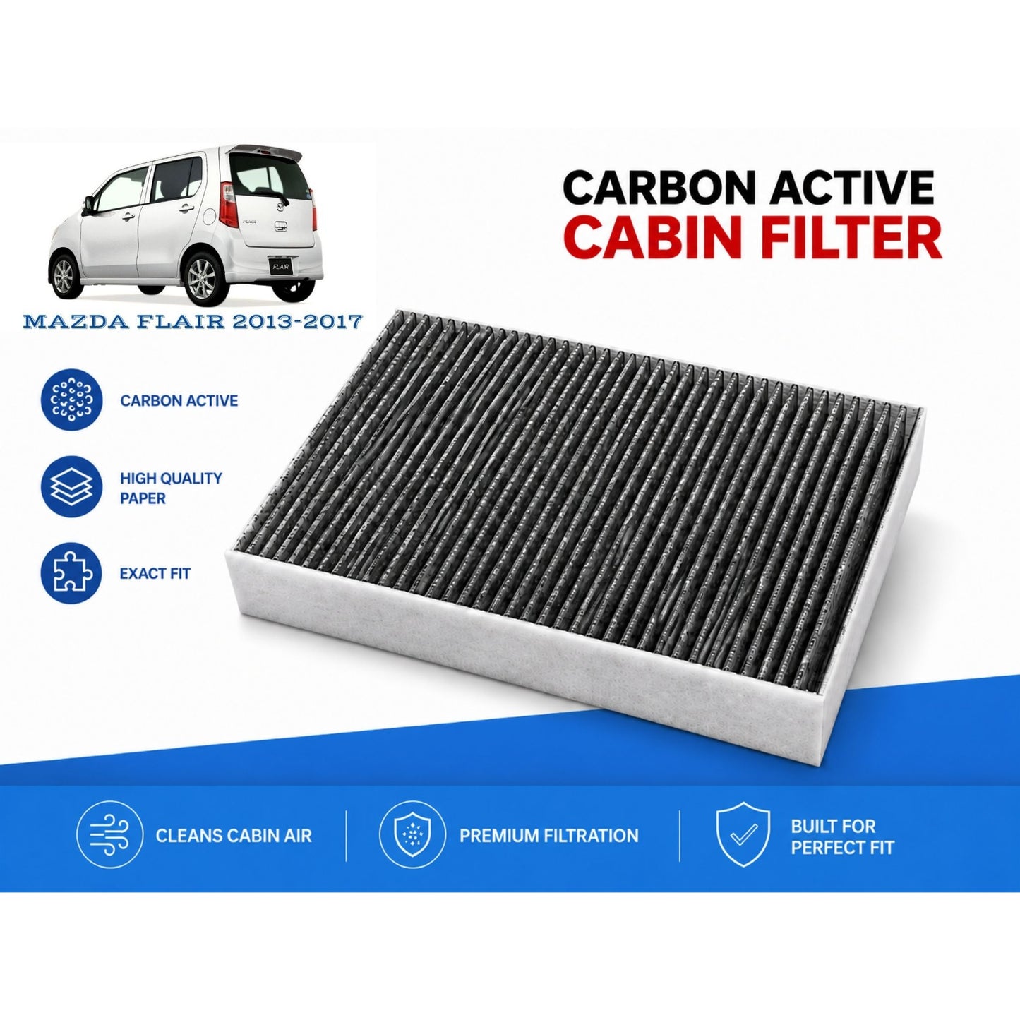 Mazda Flair 2013-2017 Cabin Filter Carbon Active