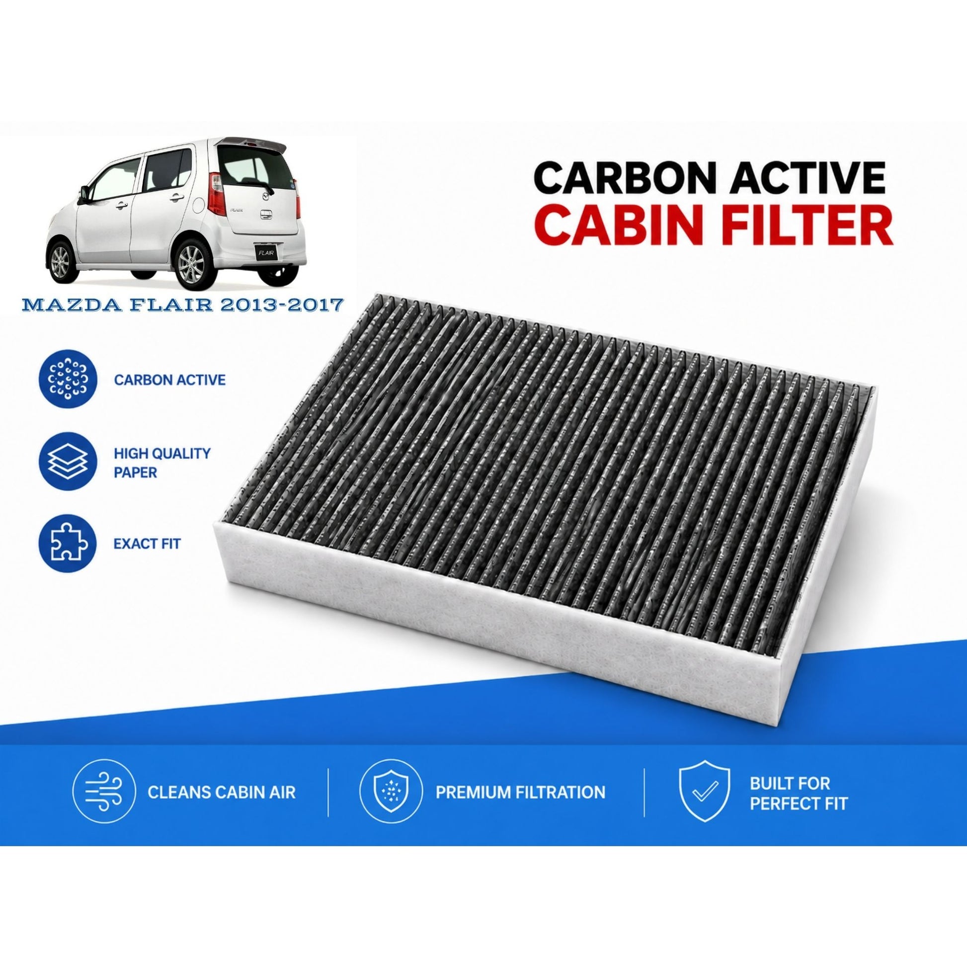 Mazda Flair 2013-2017 Cabin Filter Carbon Active