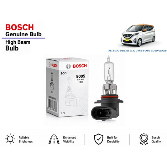 Mitsubishi Ek Custom 2019-2025 High Beam Headlight Bulb Bosch in Pakistan