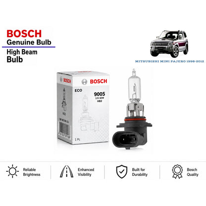 Mitsubishi Mini Pajero 1998-2012 High Beam Headlight Bulb Bosch in Pakistan