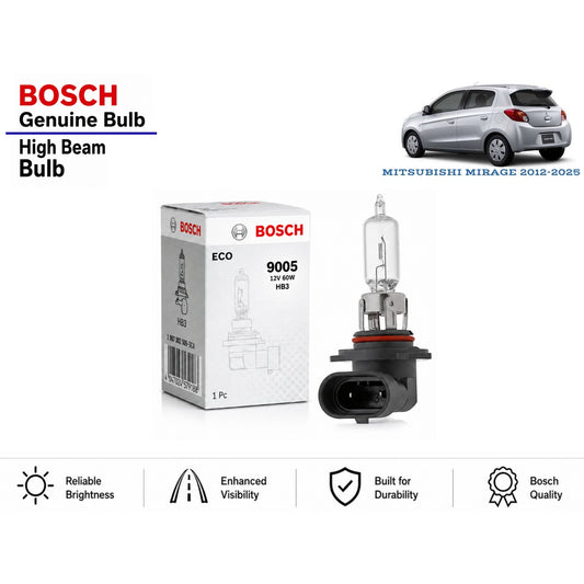 Mitsubishi  Mirage 2012-2025 High Beam Headlight Bulb Bosch in Pakistan 
