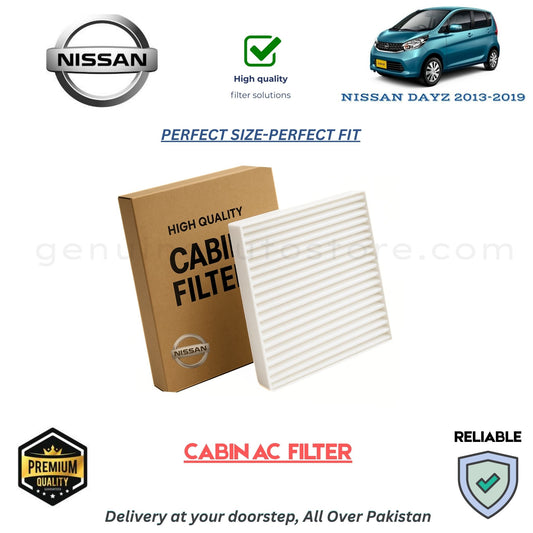 NISSAN DAYZ 2013-2019 CABIN AC FILTER in Pakistan. 100% Genuine, Reliable, Best Price, Cash on Delivery Available  