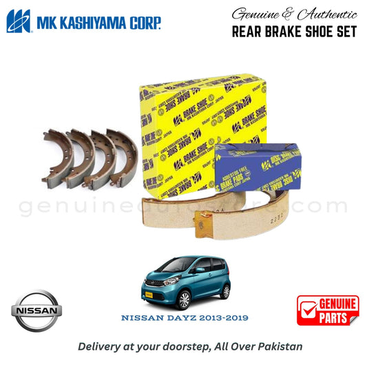 NISSAN DAYZ 2013-2019 MK JAPAN REAR BRAKE SHOE SET in Pakistan. 100% Genuine, Reliable, Best Price, Cash on Delivery Available