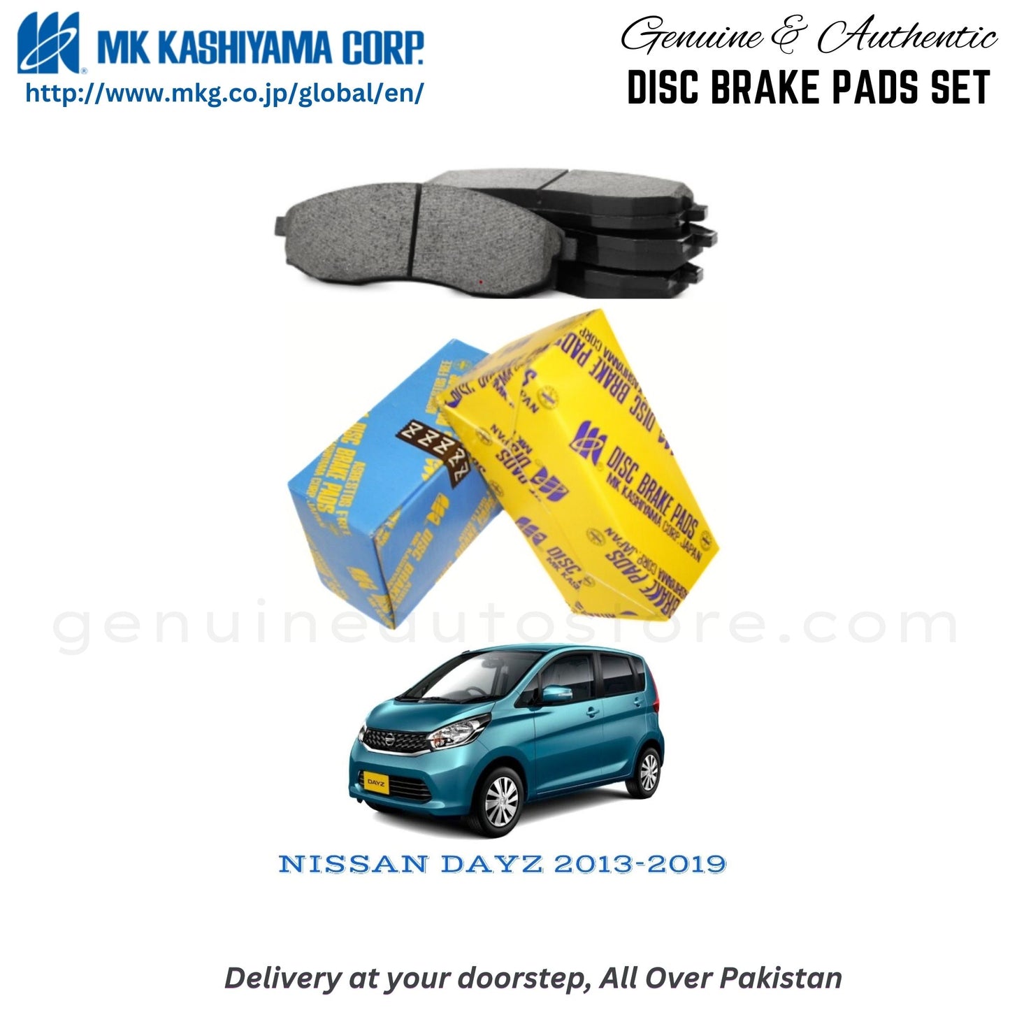 NISSAN DAYZ 2013-2019 MK Japan  Front Brake Pads in Pakistan, 100% Genuine, Reliable, Best Price, Cash on Delivery 