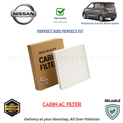 NISSAN DAYZ 2019-2025 CABIN AC FILTER in Pakistan. 100% Genuine, Reliable, Best Price, Cash on Delivery Available  