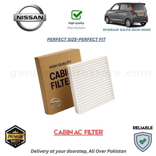 NISSAN DAYZ 2019-2025 CABIN AC FILTER in Pakistan. 100% Genuine, Reliable, Best Price, Cash on Delivery Available  