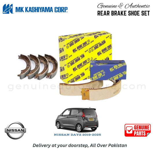 NISSAN DAYZ 2019-2025 MK JAPAN REAR BRAKE SHOE SET in Pakistan. 100% Genuine, Reliable, Best Price, Cash on Delivery Available