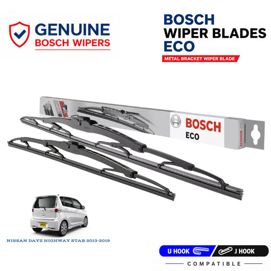 Bosch Genuine metal front wiper set for Nissan Dayz Highway Star 2013-2019, pair of two