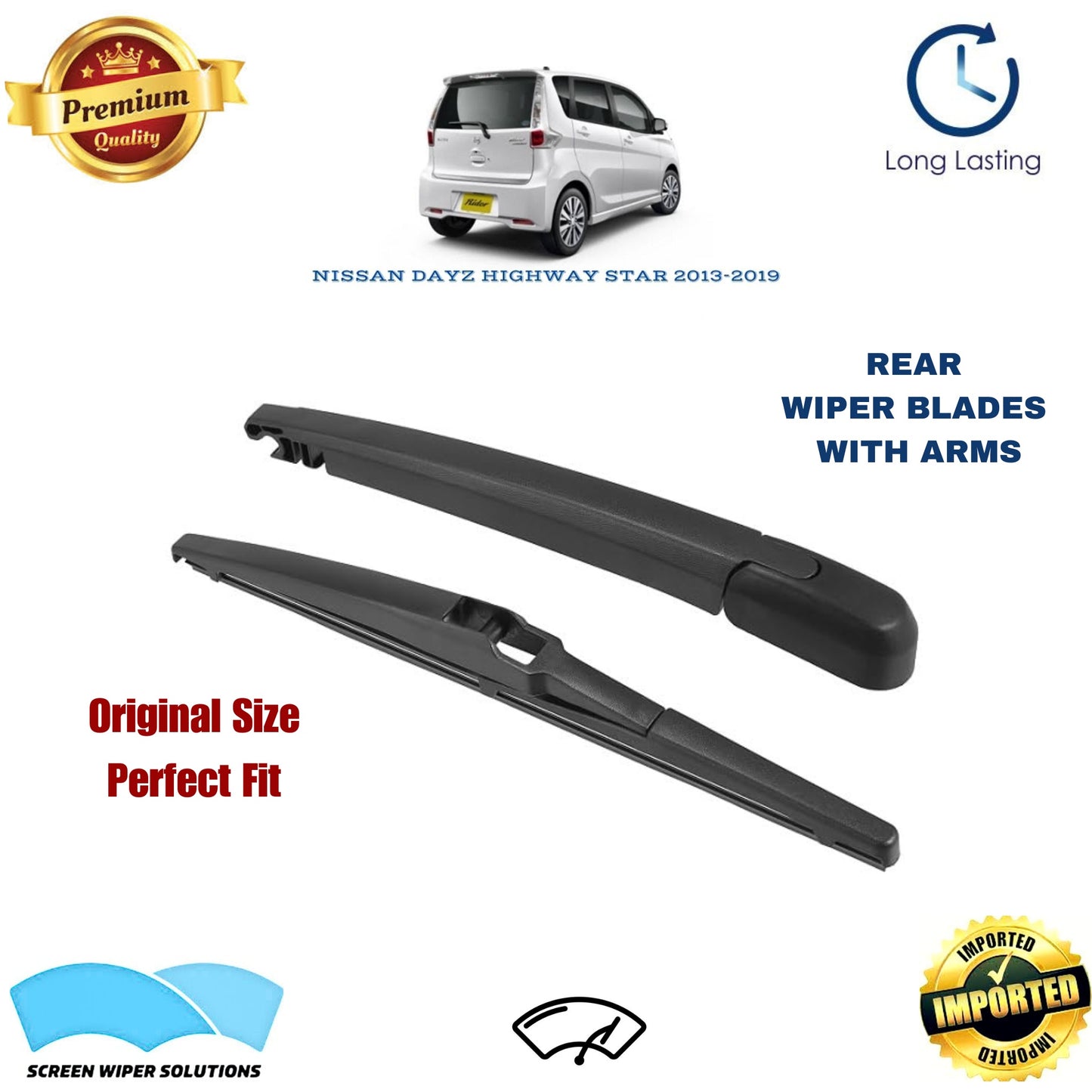 NISSAN DAYZ HIGHWAY STAR 2013-2019 Rear Wiper Blade with Arm in Pakistan