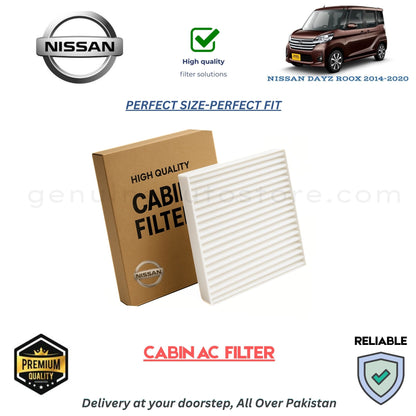 NISSAN DAYZ ROOX 2014-2020 CABIN AC FILTER in Pakistan. 100% Genuine, Reliable, Best Price, Cash on Delivery Available  