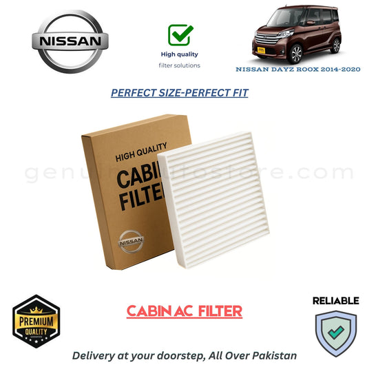 NISSAN DAYZ ROOX 2014-2020 CABIN AC FILTER in Pakistan. 100% Genuine, Reliable, Best Price, Cash on Delivery Available  