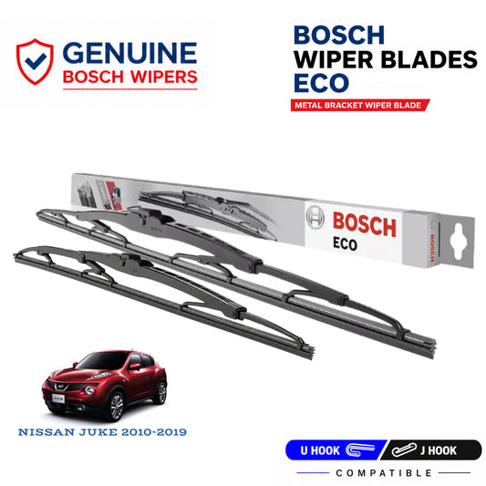 Bosch Genuine metal front wiper set for Nissan Juke 2010-2019, pair of two