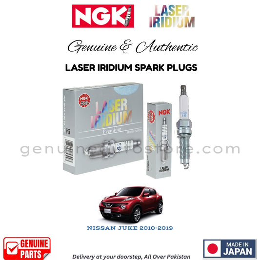 NISSAN JUKE 2010-2019 NGK LASER IRIDIUM SPARK PLUGS in Pakistan. 100% Genuine, Reliable, Best Price, Cash on Delivery Available