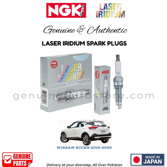 NISSAN KICKS 2016-2025 NGK LASER IRIDIUM SPARK PLUGS in Pakistan. 100% Genuine, Reliable, Best Price, Cash on Delivery Available
