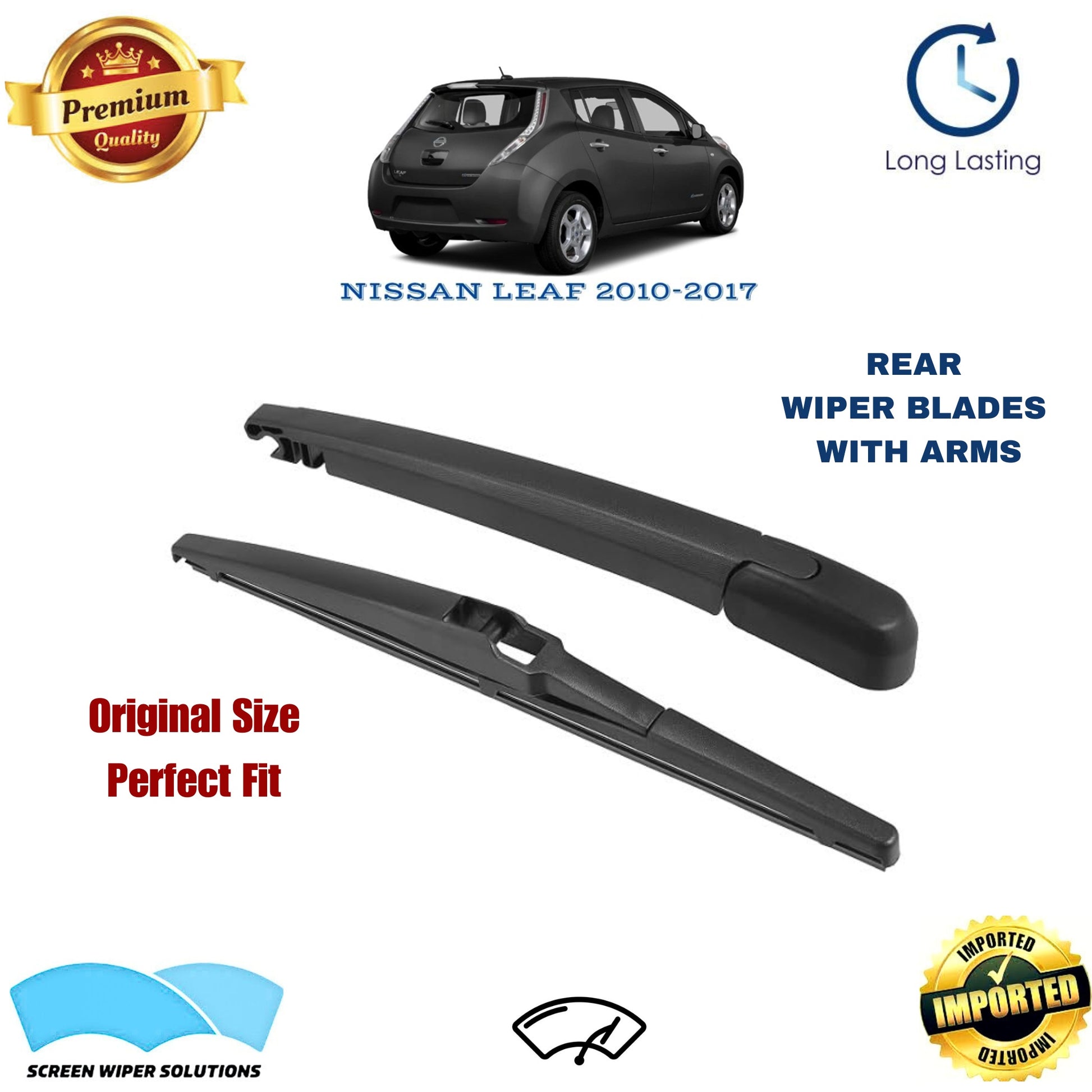 NISSAN LEAF 2010-2017 Rear Wiper Blade with Arm in Pakistan