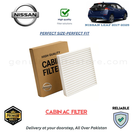 NISSAN LEAF 2017-2025 CABIN AC FILTER in Pakistan. 100% Genuine, Reliable, Best Price, Cash on Delivery Available  