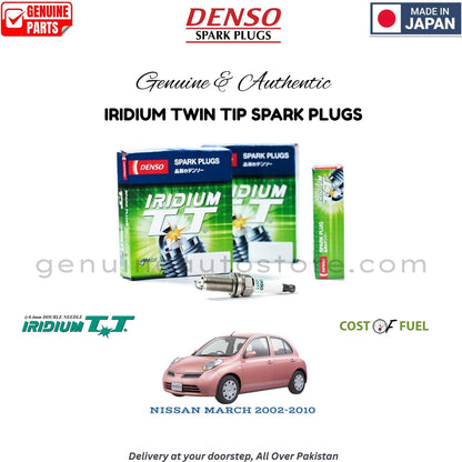 NISSAN MARCH 2002-2010 DENSO IRIDIUM TWIN TIP SPARK PLUG in Pakistan, 100% Genuine, Reliable, Best Price, Cash on Delivery Available   