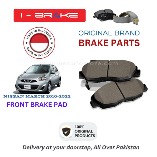 NISSAN MARCH 2010-2022 Front Brake Pads iBrake Indonesia Genuine