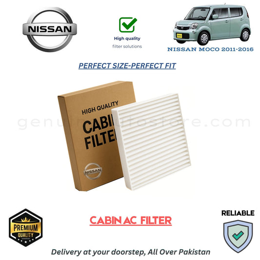 NISSAN MOCO 2011-2016 CABIN AC FILTER in Pakistan. 100% Genuine, Reliable, Best Price, Cash on Delivery Available  