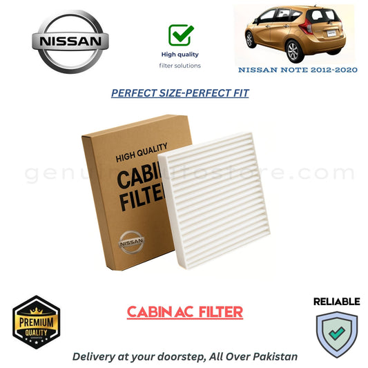 NISSAN NOTE 2012-2020 CABIN AC FILTER in Pakistan. 100% Genuine, Reliable, Best Price, Cash on Delivery Available  