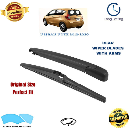 NISSAN NOTE 2012-2020 Rear Wiper Blade with Arm in Pakistan
