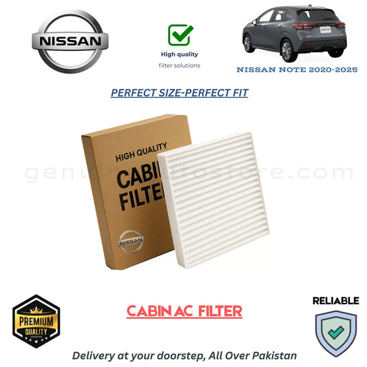 NISSAN NOTE 2020-2025 CABIN AC FILTER in Pakistan. 100% Genuine, Reliable, Best Price, Cash on Delivery Available  