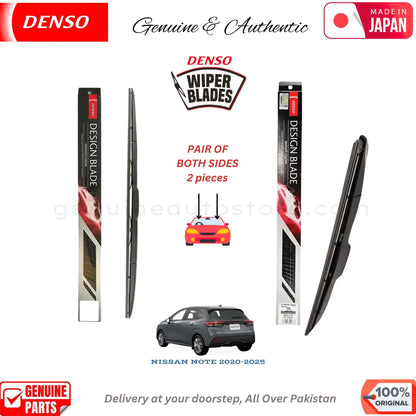 NISSAN NOTE 2020-2025 DENSO JAPAN WIPER BLADE SET in Pakistan. 100% Genuine, Original, Best Price, Cash on Delivery Available