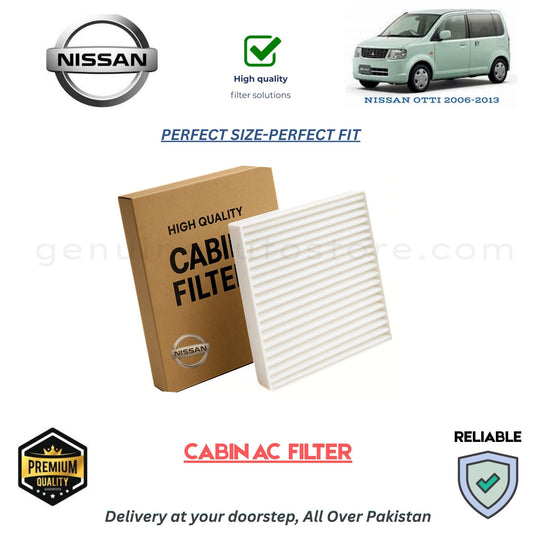NISSAN OTTI 2006-2013 CABIN AC FILTER in Pakistan. 100% Genuine, Reliable, Best Price, Cash on Delivery Available 